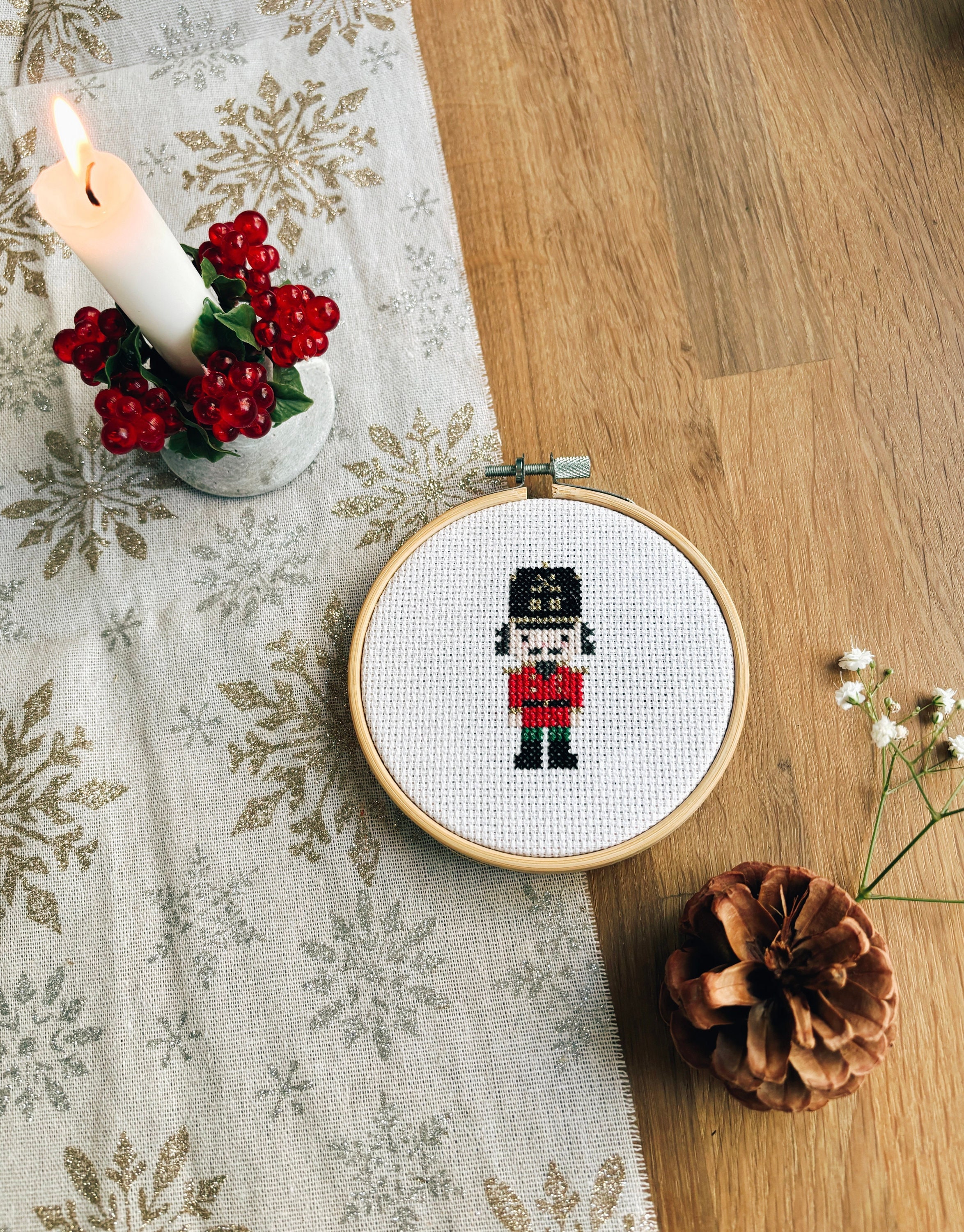 Traditional Nutcracker Counted Cross Stitch Pattern Gift Cross Stitch ...