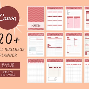 Small Business Plan Template | Start Up Business Plan | Digital Planner for Small Business | Business Organizer | Business Tracker |
