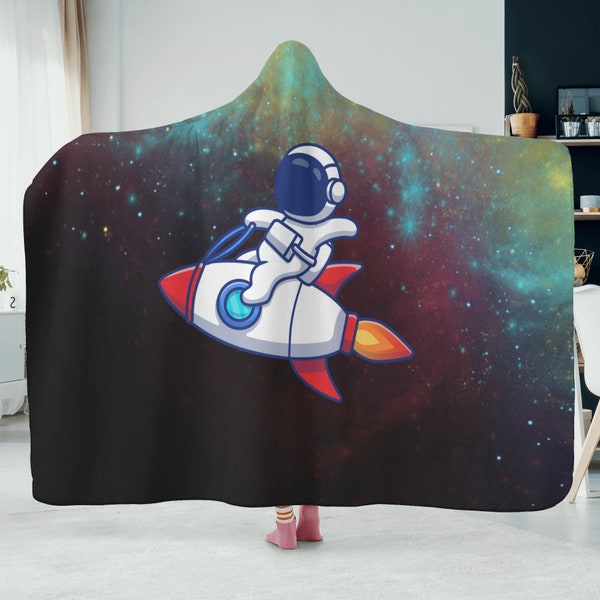 Rocket Man Hooded Blanket