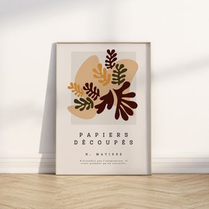 Matisse Print | Neutral Matisse Art Decor Neutral Wall Print In Beige Print Henri Matisse Gallery Print Set Beige Vintage Gallery Wall Art |
