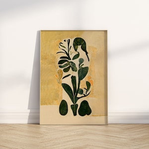Henri Matisse Print | Abstract Art | Boho Home Decor | Matisse Wall Art | Flower and Plant Painting | Botanical Print