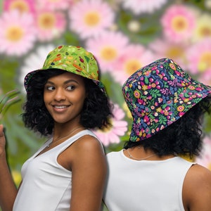 【MUDIDI】Reversible Flower bucket hat 004 001_064141ea-0e8e-46ba-836b-