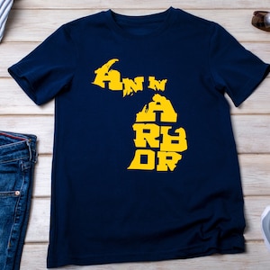 Ann Arbor T-Shirt Gibson Unikat einzigartige Zustand Gliederung Ypsilanti Hash bash Art Fair Technik Mich Law School
