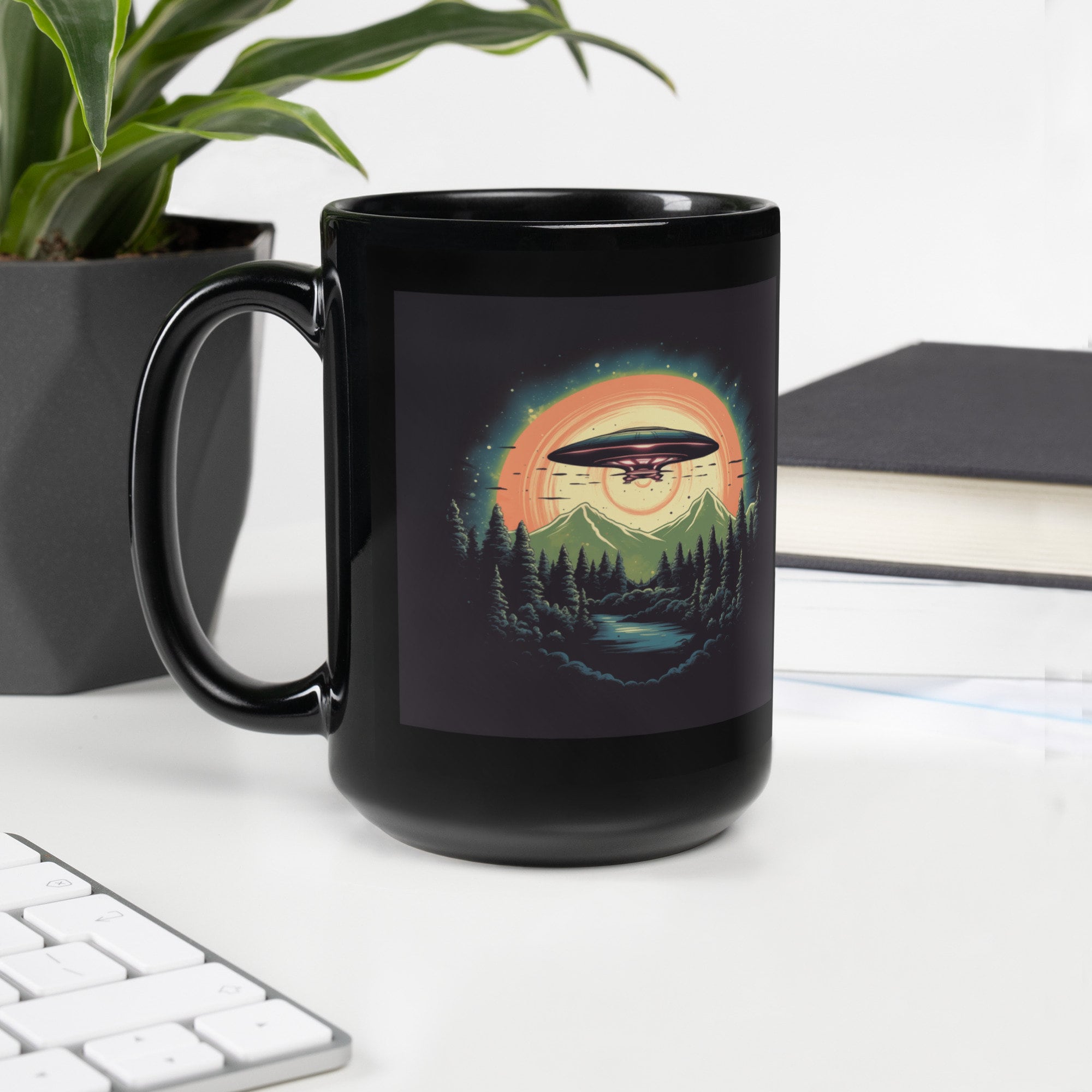 Alien UFO Mug Space Mug Alien Lover Gift Retro ET - Etsy
