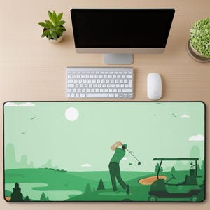 ゴルフ マウスパッド デスク保護パッド マット コンピュータマウスパッド 父の日 リーグ メンズ ギフト 兄弟 お父さん トーナメント チーム インストラクター パートナー フォア