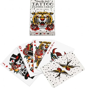 Old School Tattoo Playing Cards