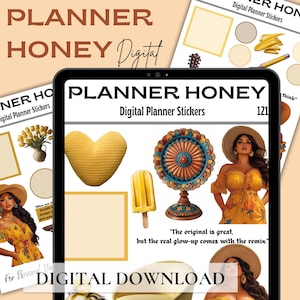Voorgesneden digitale GoodNotes-stickers voor planners, gezellige digitale stickers, pop digitale plannerstickers, individuele digitale stickers