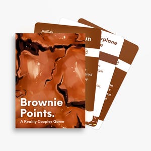 Jeu de couple, cadeau romantique, idées de rendez-vous amoureux pour petit ami, petite amie, femme mari, renforcement de la relation avec son partenaire - Points Brownie