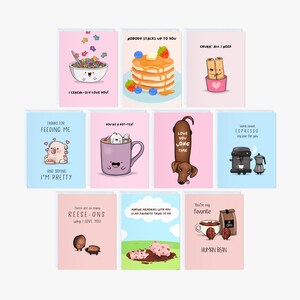 Coffret anniversaire drôle fête des mères, cartes de voeux pour maman/elle, lui/mari petit ami/petite amie femme, sarcastique lot de 10 cartes