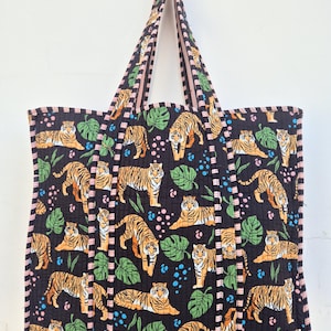 Gesteppte Baumwolltaschen - Stilvolle und einzigartige Tragetaschen für den täglichen Gebrauch - Perfektes Geschenk für Geburtstage oder besondere Anlässe