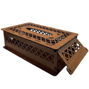 Tissue Box Holder , Rectangular Napkin Facial Tissues Holder Dispenser, Home Office Car Tissue Box Cover Decorative Container