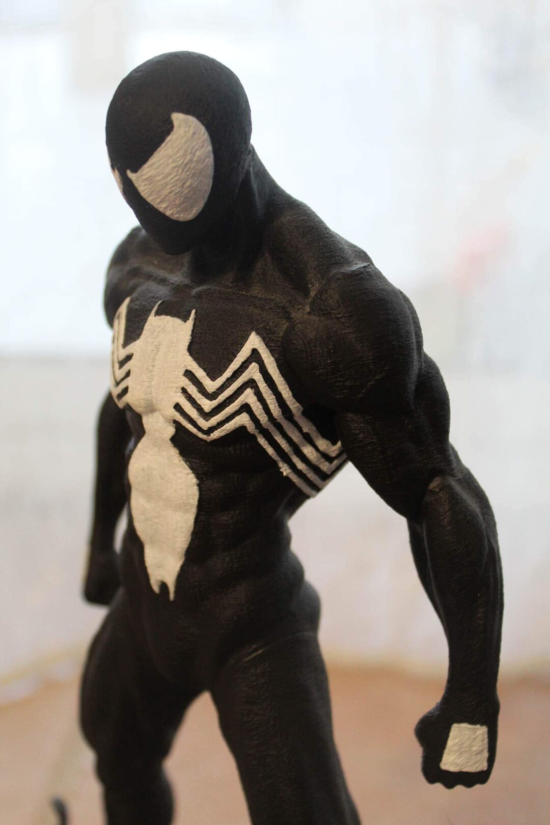 Handpainted Spiderman Symbiote Figure Etsy UK