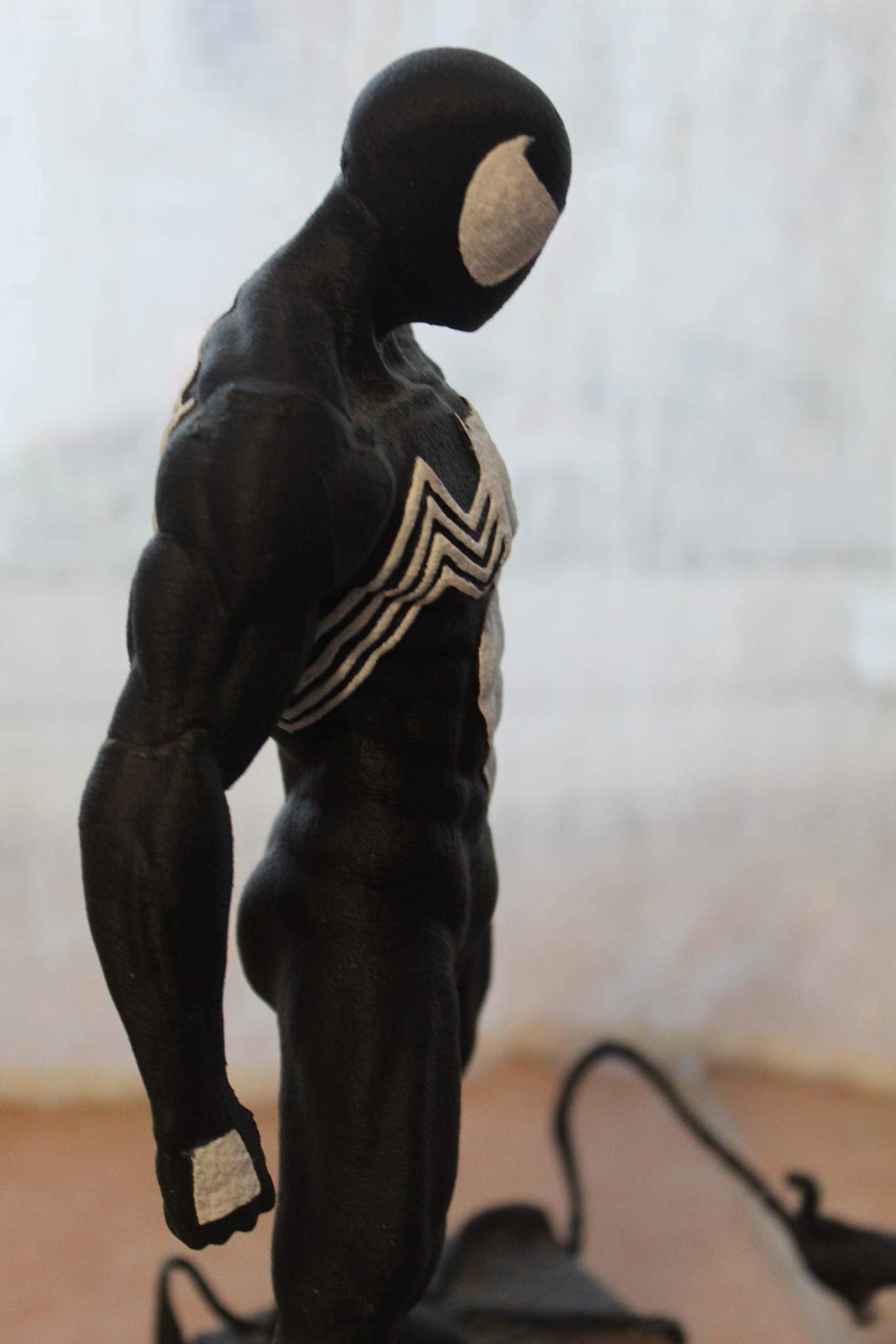 Handpainted Spiderman Symbiote Figure Etsy UK