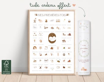 All My Firsts KARMA milestones print to stamp the date baby gift