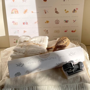 Affiche © Mes Premières Fois CLASSIQUE aquarelle cadeau naissance bébé grossesse annonce coffret souvenir tampon poster deco chambre bb image 9