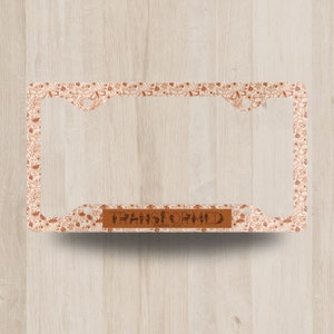Transformed, Christian License Plate Frame, Car Accessories, Car License Plate Frame, Religious Gift, Religious Car Tag Frame, Romans 12:1-2