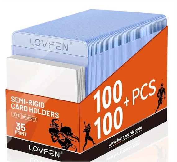 Semi Rigid Toploaders + Sleeves (200 pieces)