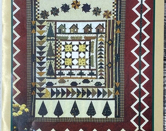Queen Sized Quilt Kit by Northland Odyssey #215 Pine Tree Lodge Designs Complete Kit with All Fabric and Instructions -Primarily MODA Fabric