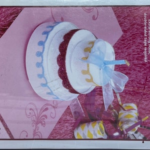 Sizzix Die #656025 - Bigz Die - &quot;Design in 3D&quot; - Birthday Party Idea - Requires Extended Cutting Pads - Brand New in Original Box