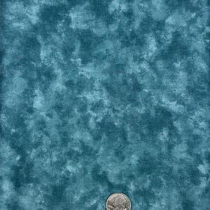 MODA Cotton Fabric -"Marbles"- By Patrick Lose- 60 Inch Length and 44 "WOF- Cerulean Marbled Turquoise-AA49