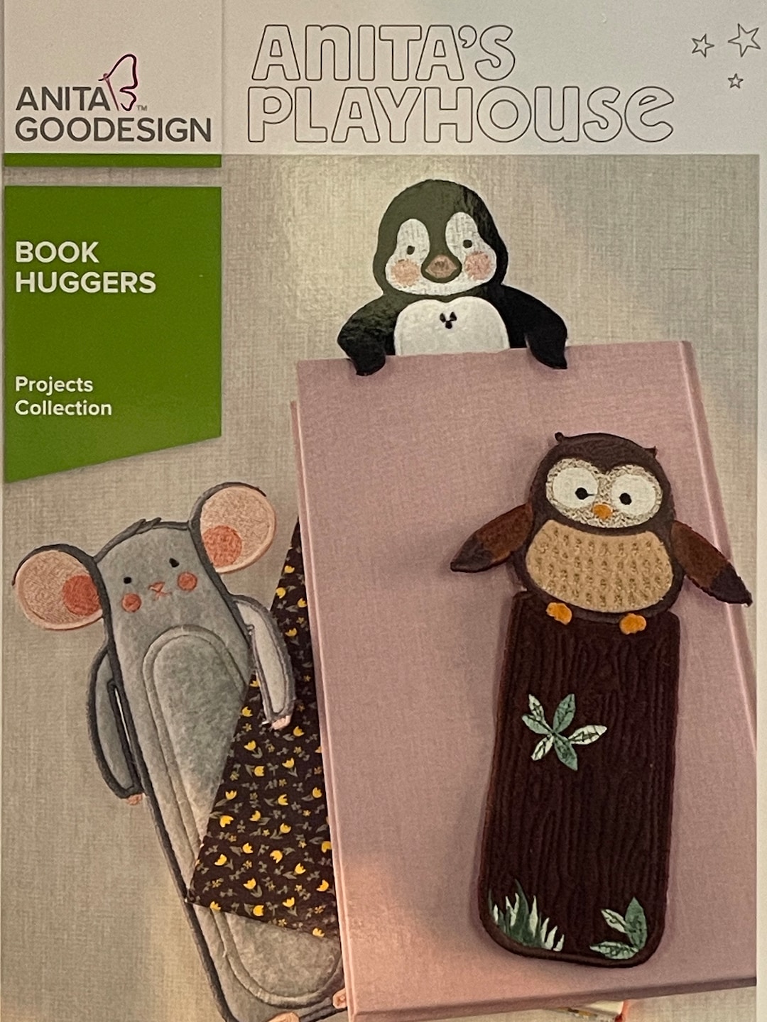 Anita Goodesign Book Huggers Anita's Playhouse CD Embroidery Designs