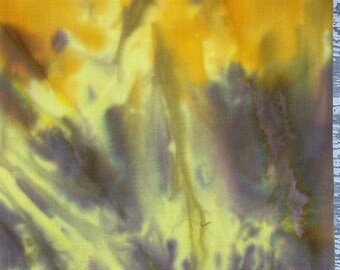 Bold Earth Tones of Orange Yellow and Brown of Quality Batik –.5 Yard (18") x WOF 44" – Premium Quilting Cotton  – Dreamscape Batik Fabric