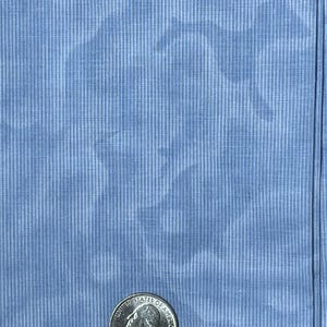 Baby Blue Cotton Fabric - 44&quot;x30&quot; - Soft Watery Design for Quilting, Sewing, and Crafting