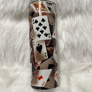 3D playing cards. Poker