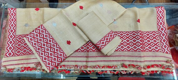 Assamese toss muga dress sales