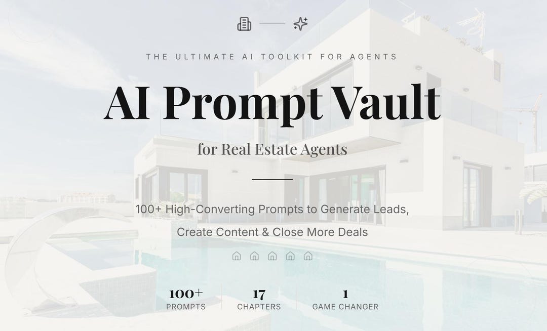 Prompt Realtor AI Prompts for Real Estate Agents | Chatgpt Realtor Marketing Kit ...