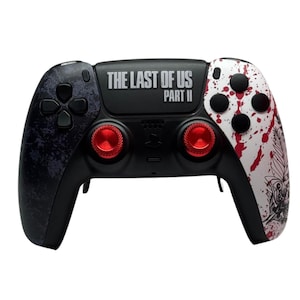 Playstation 5 Custom Controller / Handmade / Design The Last of Us II / Hall Effect Sticks / Digital Buttons-Smart Trigger /