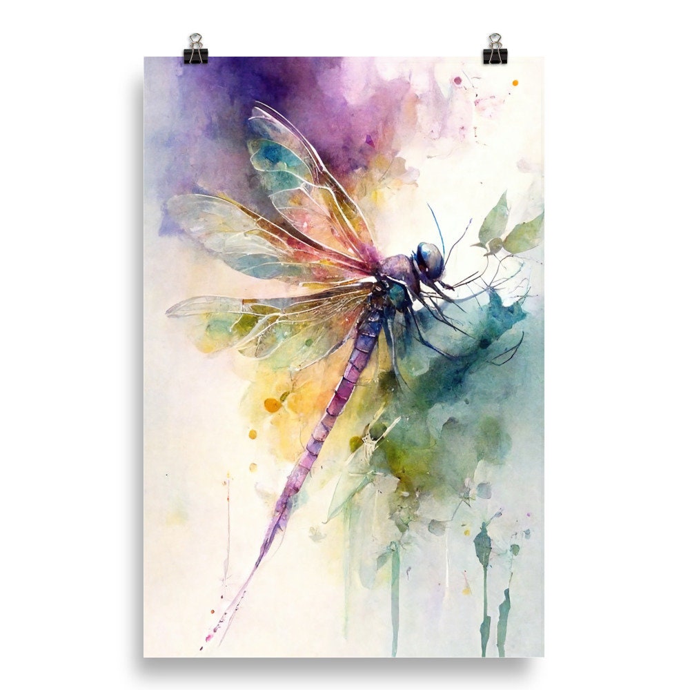 Dragonfly Paint By Numbers - Numeral Paint Kit