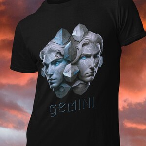 Gemini mens Short Sleeve Tee womens Gemini tshirt Zodiac Gemini star signs t shirt Gemini Twins