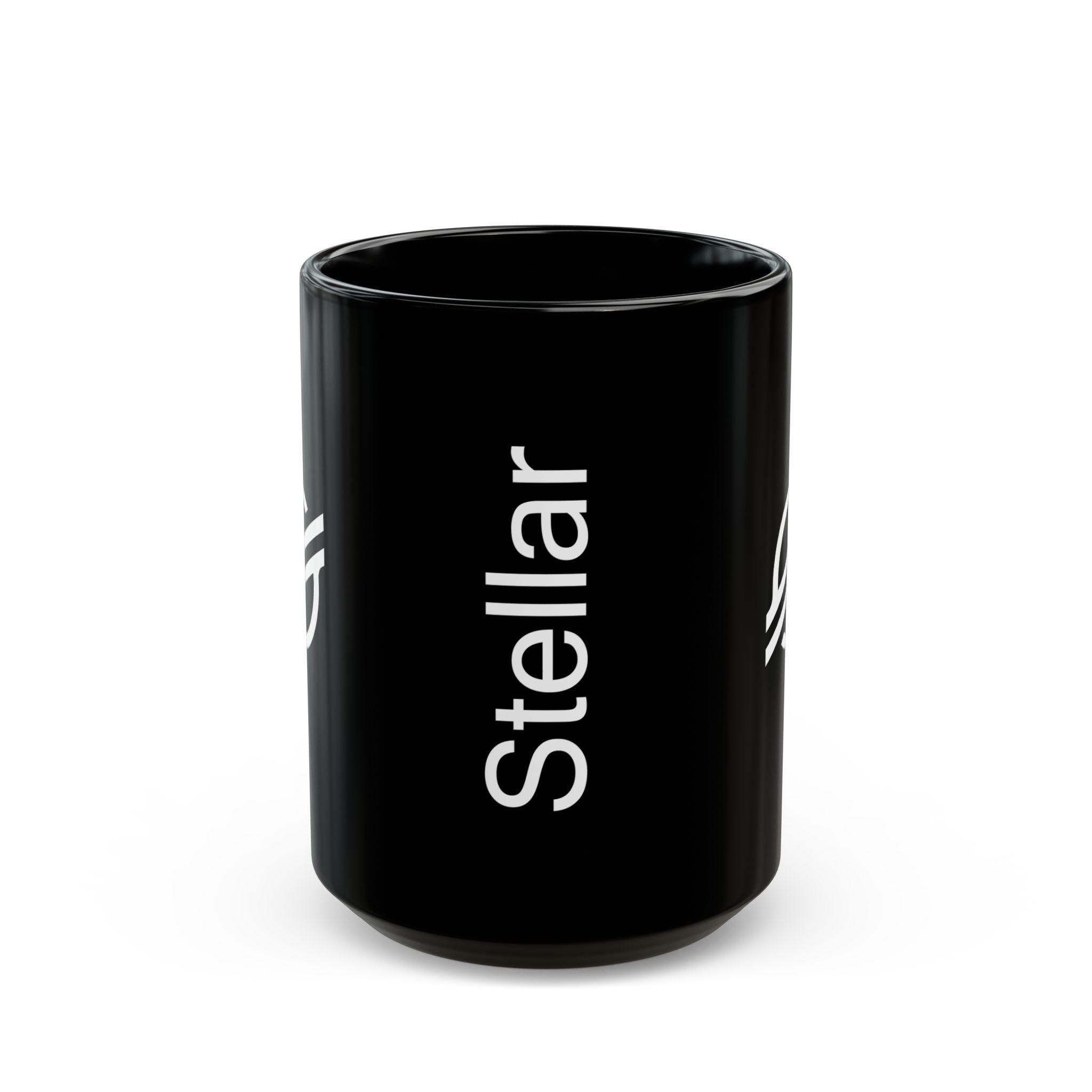 ステラ (XLM) クリプト ブラック マグ (11 オンス、15 オンス) - Etsy 日本