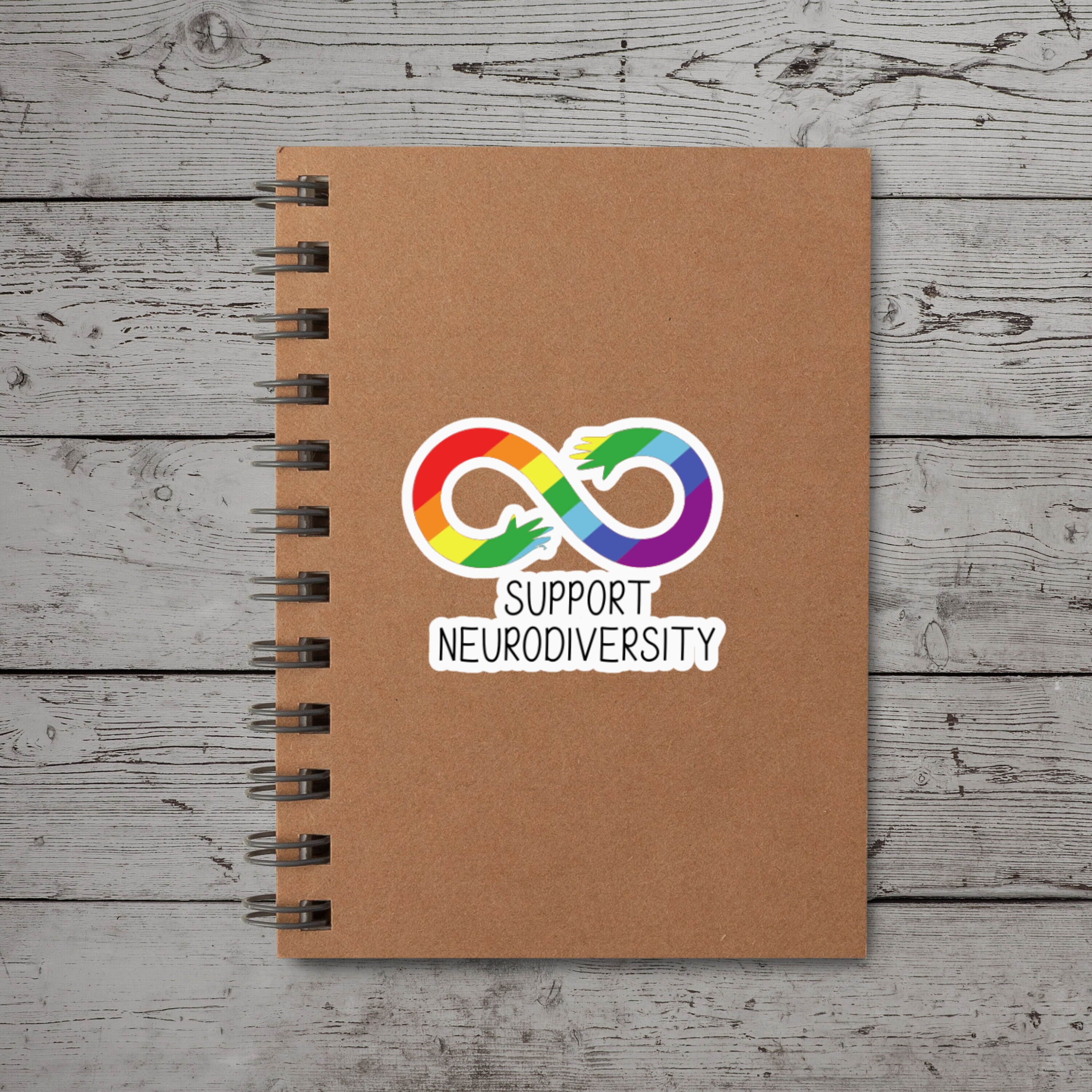 Neurodiversity Sticker, ADHD and Autism Sticker, Rainbow Infinity ...