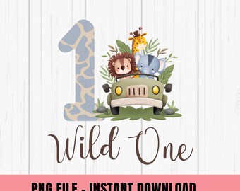 Wild One PNG for Shirts, Invitations & Decorations