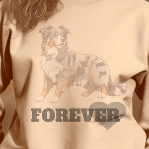 Australian Shepherd Memorial Gift, Australian Shepherd Shirt, Australian Shepherd Sweatshirt For Women, Dog Dad Shirt, Aussie Mom, Dog Mom