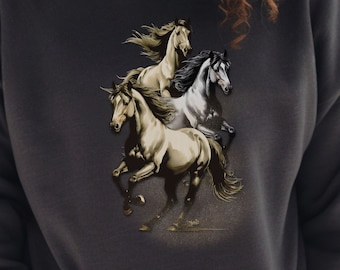 Horse Hoodie: Equestrian Gift for Horse Lovers