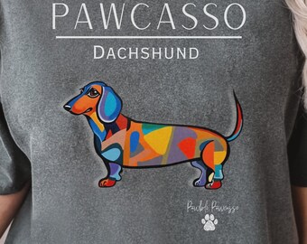 Dachshund Mom Shirt: Comfort Colors Wiener Dog Tee