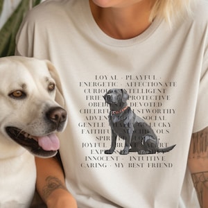 Black Lab Gifts For Dog Mom, Black Lab Shirt, Labrador Tshirt For Women, Dog Dad Shirt, Comfort Colors Tee, Labrador Retriever Gifts,