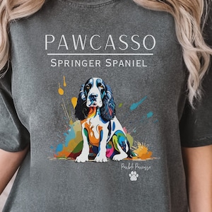 Springer Spaniel Shirt, Springer Spaniel Gift, Dog Mom Tshirt, Dog Mom Gift, Springer Mom Gift, Spaniel Mom T-shirt, Dog Dad Gifts,