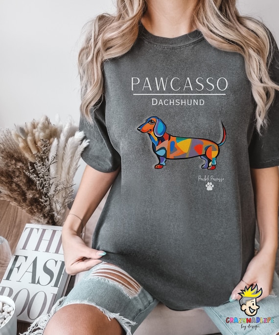 Dachshund Mom Shirt: Comfort Colors Wiener Dog Tee