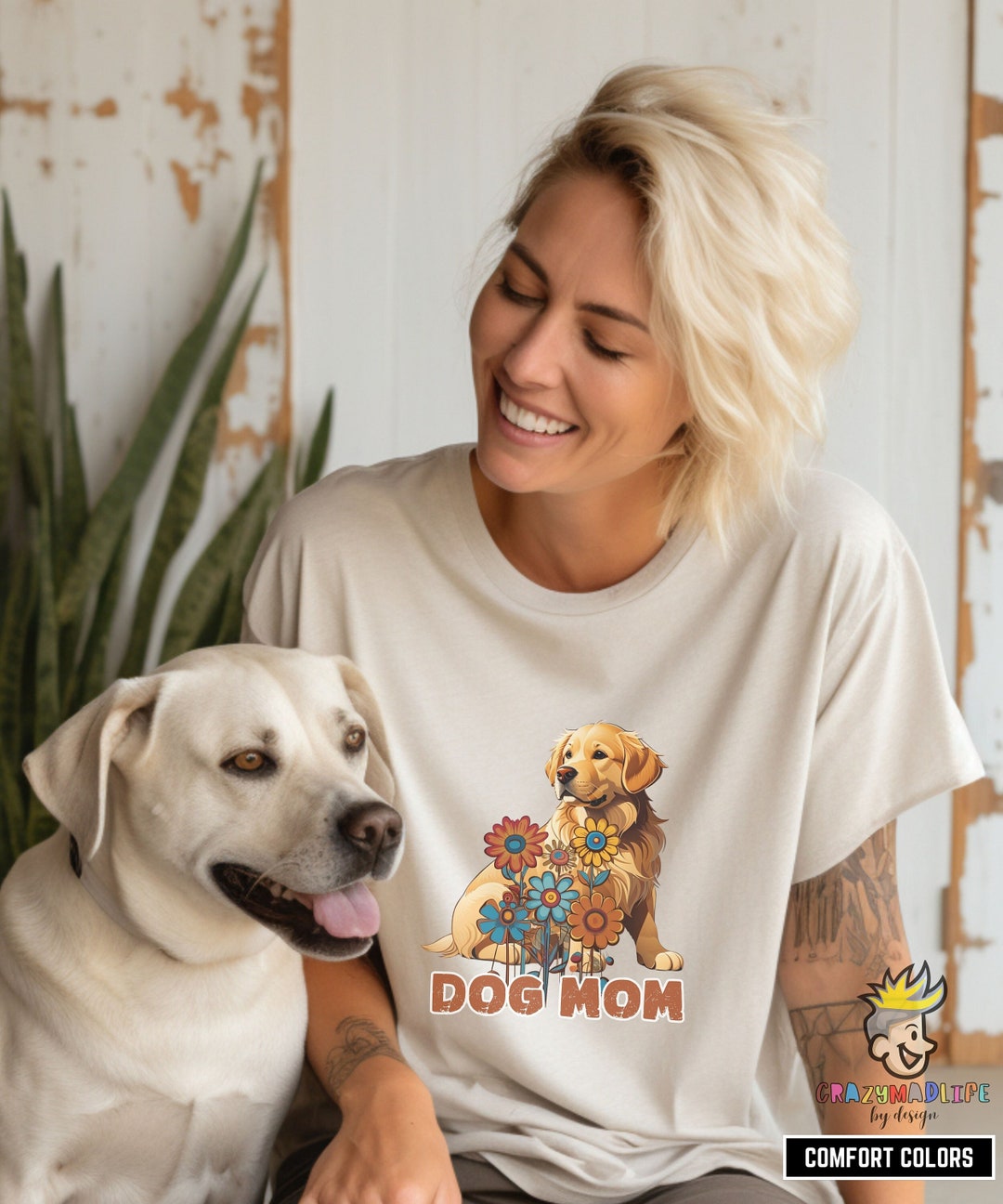 Golden Retriever Dog Mom Shirt for Mother's Day Golden Retriever Gifts ...