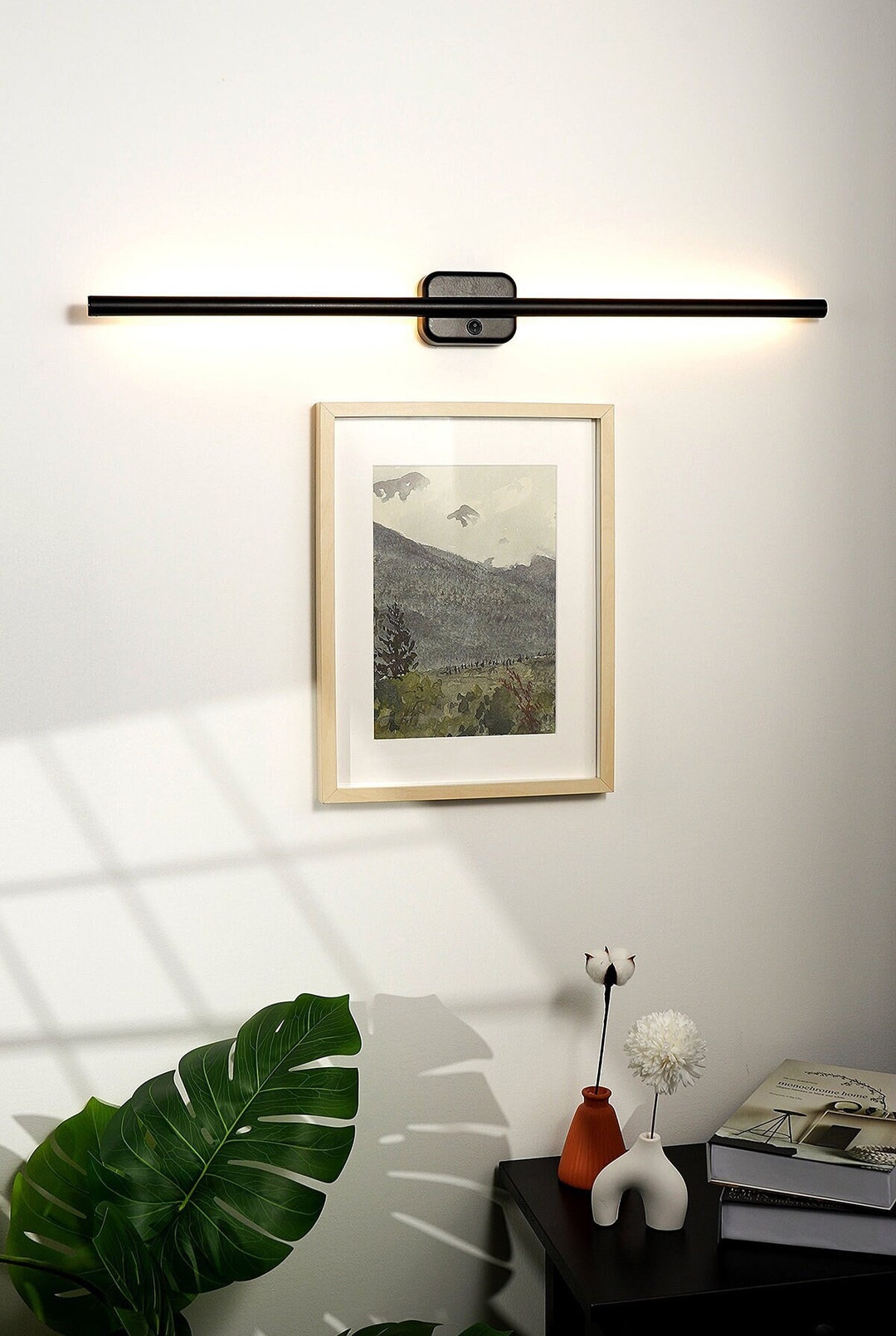 BATTERY Operated Wall Light,minimalist Lighting,picture Light,wall