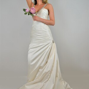 Stunning Lace up Back Wedding Dress Etsy