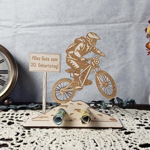 Geldgeschenk für Mountainbiker, Fahrradfahrer | Geschenk für Fahrradfahrer | Downhill Radfahrer Geld verschenken | Geschenkidee Radreisende