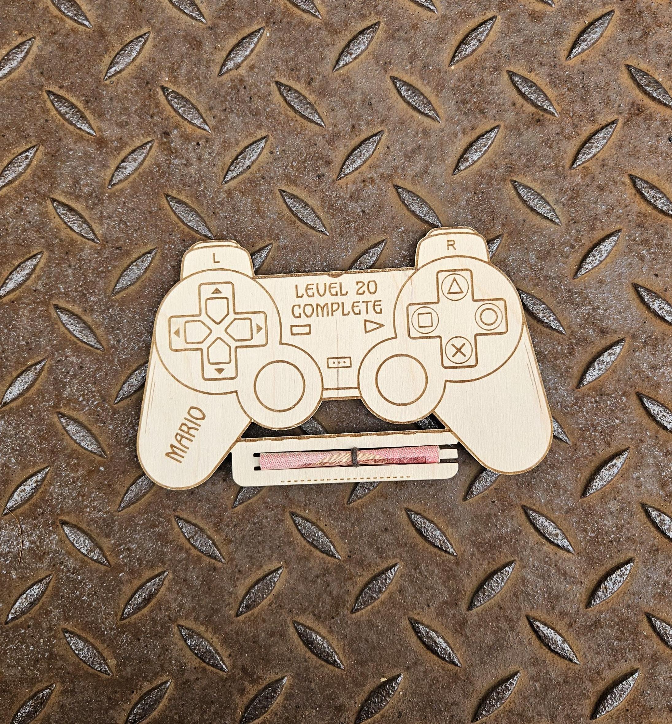 Retro controller as a gift card | Money holder | Gamer cash gift | Wish-fulfiller for gamers | Give money as a gift | Birthday card