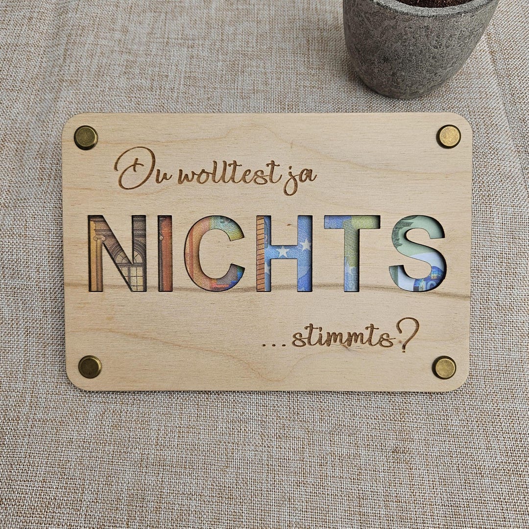 Du Wolltest Nichts Geschenk