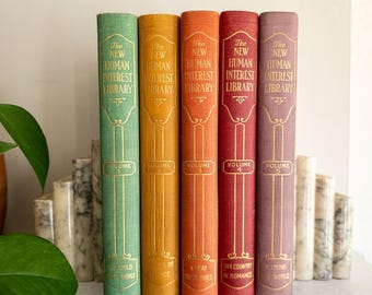 Vintage The New Human Interest Library children's books