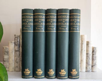 Antique Macaulay's History of England - 1800s books
